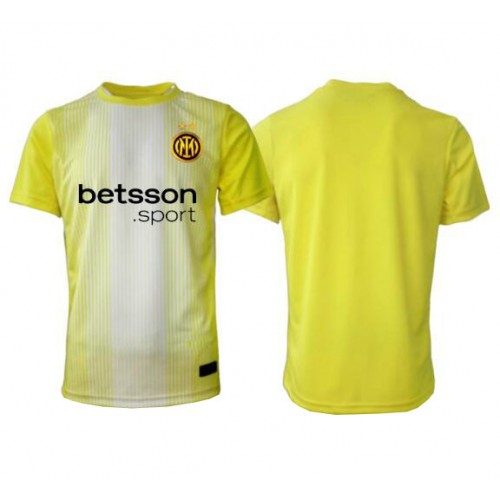 Koszulka piłkarska Inter Milan Bramkarska Strój wyjazdowy 2025-26 tanio Krótki Rękaw Koszulka piłkarska Inter Milan Bramkarska Strój wyjazdowy 2025-26 tanio Krótki Rękaw